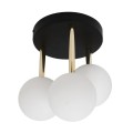 Lampa sufitowa ALI kolor czarny/złoty metal/szkło, 3xG9 IP20 5644 Zuma Line
