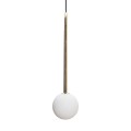 Lampa wisząca ALI kolor czarny/złoty metal/szkło, G9 IP20 5639 Zuma Line