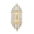 Kinkiet lampa ścienna ALEXANDRIA kolor złoty/transparentny metal/szkło, 2xG9 IP20 W0556-02A-V7V7 Zuma Line
