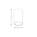 Spot tuba – lampa natynkowa OAK kolor drewniany drewno, GU10 IP20 3100103 Zuma Line