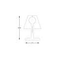 Lampa stołowa OAK kolor drewniany drewno, E27 IP20 4113603 Zuma Line