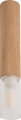 Spot tuba – lampa sufitowa MADERA kolor drewniany drewno/tkanina, G9 IP20 3210203 Zuma Line