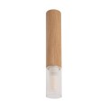 Spot tuba – lampa sufitowa MADERA kolor drewniany drewno/tkanina, G9 IP20 3210203 Zuma Line
