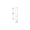 Spot tuba – lampa sufitowa MADERA kolor drewniany drewno/tkanina, G9 IP20 3210203 Zuma Line