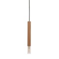 Lampa wisząca MADERA kolor drewniany drewno/tkanina, G9 IP20 8620103 Zuma Line