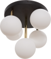 Lampa sufitowa szklane klosze kule ALI kolor czarny/złoty metal/szkło, 5xG9 IP20 5645 Zuma Line