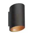 Kinkiet lampa ścienna SLICE kolor czarny/złoty metal, G9 IP20 50603-BK/GD-N Zuma Line