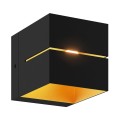 Kinkiet lampa ścienna TRANSFER kolor czarny/złoty metal, G9 IP20 91067-N Zuma Line