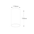 Spot tuba – lampa natynkowa TUBA kolor czarny metal, GU10 IP20 92680-N Zuma Line
