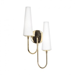 Kinkiet lampa ścienna MAGNUM kolor złoty metal/szkło, 2xE14 IP20 1125 Zuma Line