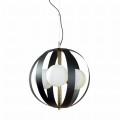Lampa wisząca NELA kolor czarny/złoty metal/szkło, 3xE14 IP20 1137 Zuma Line