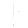Lampa wisząca SARDA kolor złoty metal, E27 IP20 A8183 Zuma Line