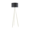 Lampa podłogowa CARA kolor czarny metal/tkanina, E27 IP20 A4001-BK Zuma Line