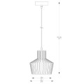 Lampa wisząca DOLIA kolor złoty metal, E27 IP20 A8079-GLD Zuma Line