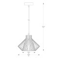 Lampa wisząca DOLIA kolor złoty metal, E27 IP20 A8080-GLD Zuma Line