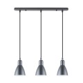 Lampa wisząca MORA kolor czarny mat/biały metal, 3xE27 IP20 A8102-3A Zuma Line