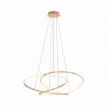 Lampa wisząca CHOLET kolor francuskie złoto metal/aluminium, tworzywo sztuczne, LED 6600 Lm 3000K IP20 MD7360-1A-3GT Zuma Line