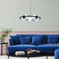 Lampa wisząca ORBIT kolor czarny metal/szkło, 5xE27 IP20 5011 Zuma Line