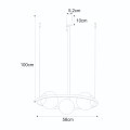 Lampa wisząca Orbit czarny 5004Z Zuma Line