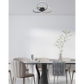 Lampa sufitowa BOLD kolor złoty/czarny aluminium/metal, LED 3200 Lm barwa regulowana IP20 20169-GD Zuma Line