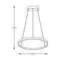 Lampa wisząca BRENO kolor złoty aluminium/metal, LED 2100 Lm barwa regulowana IP20 2023201-GD80 Zuma Line