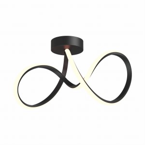 Lampa sufitowa CLINT kolor czarny metal/aluminium, tworzywo, LED 3000 Lm 3000K IP20 MX6347-1-3BT Zuma Line