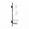 Kinkiet lampa ścienna Plant czarny 5002Z Zuma Line