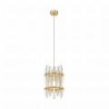 Lampa wisząca ALEXANDRIA kolor złoty metal/szkło, E14 IP20 P0556-01D-V7V7 Zuma Line