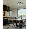 Lampa sufitowa PAUL kolor czarny aluminium/metal, LED 1450 Lm barwa regulowana IP20 19602C-BK Zuma Line