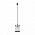 Lampa wisząca SERGIO kolor czarny mat metal/szkło, E14 IP20 P0528-01F-P7AC Zuma Line