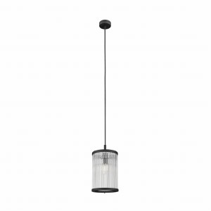 Lampa wisząca SERGIO kolor czarny mat metal/szkło, E14 IP20 P0528-01F-P7AC Zuma Line