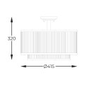 Lampa sufitowa plafon Sergio czarny mat C0528-05H-P7AC Zuma Line