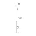 Lampa wisząca LOYA Chrom LED P0461-01A-F4F4 Zuma Line