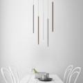 Lampa wisząca LOYA kolor złoty metal, LED 450 Lm 3000K IP20 P0461-01A-F7F7 Zuma Line