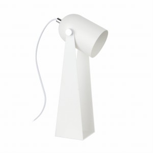 Lampa biurkowa ARIES kolor biały mat/silver metal, E27 IP20 A2056-MWH Zuma Line