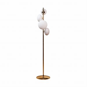 Lampa podłogowa OMI kolor Złoty szklane klosze, źródło 4* G9 – 1177 Zuma Line