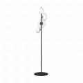 Lampa podłogowa OMI kolor Czarny szklane białe klosze, źródło 4*G9 - 1176 Zuma Line