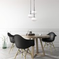 Lampa wisząca zwis OMI Czarny, na źródło G9 do jadalni nad stół - 1182 Zuma Line