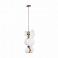 Lampa wisząca dekoracyjna OMI kolor Złoty, szklane klosze, źródło 6*G9 - 1195 Zuma Line