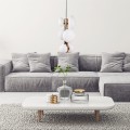 Lampa wisząca dekoracyjna OMI kolor Złoty, szklane klosze, źródło 6*G9 - 1195 Zuma Line