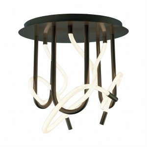 Lampa sufitowa gabinetowa BALBO czarny mat, zintegrowany LED 45W 3000 - 6000K - 2023573-BK Zuma Line