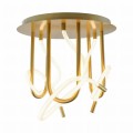 Lampa sufitowa BALBO kolor Złoty, LED o mocy 45W 3850LM, zmienna barwa światła - 2023573-GD Zuma Line