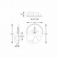 Lampa sufitowa dziecięca FOCUS biało-żółta, LED 35W 3000K - MX4024-1-3WT Zuma Line