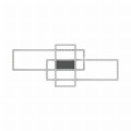 Lampa sufitowa z kryształami ERVI kolor Czarny, LED 57W 2700-6000K - MX7907-3B-3BT Zuma Line