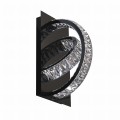 Kinkiet w stylu glamour TULA kolor Czarny chrom, LED 18W 2700-6000K  - MX3274-2-3BCT Zuma Line