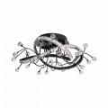 Lampa przysufitowa MAIA kolor Czarny z kryształkami, LED 25W 2700-6000K - MX3481-1S-3BCT Zuma Line