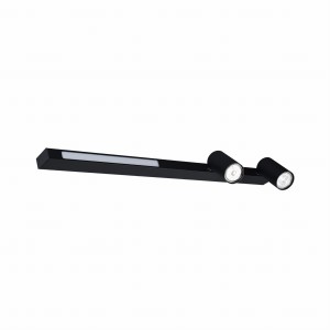 Reflektorki sufitowe na listwie GU10 MANNARI kolor Czarny + LED 8W 3000K - S230757203 Zuma Line