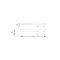 Reflektorki sufitowe na listwie GU10 MANNARI kolor Czarny + LED 8W 3000K - S230757203 Zuma Line