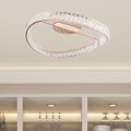Lampa sufitowa z kryształkami w stylu klasycznym GANO złota, LED 36W 3000K - MX3317-1-3GT Zuma Line