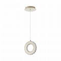 Dekoracyjny zwis Led z kryształkami GIRONA kolor złoty, moc 10W 3000K - MD3713-1-3GT Zuma Line
